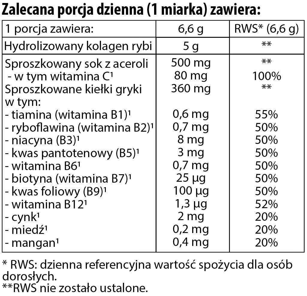 Kolagen Plent BEAUTY różowy grejpfrut