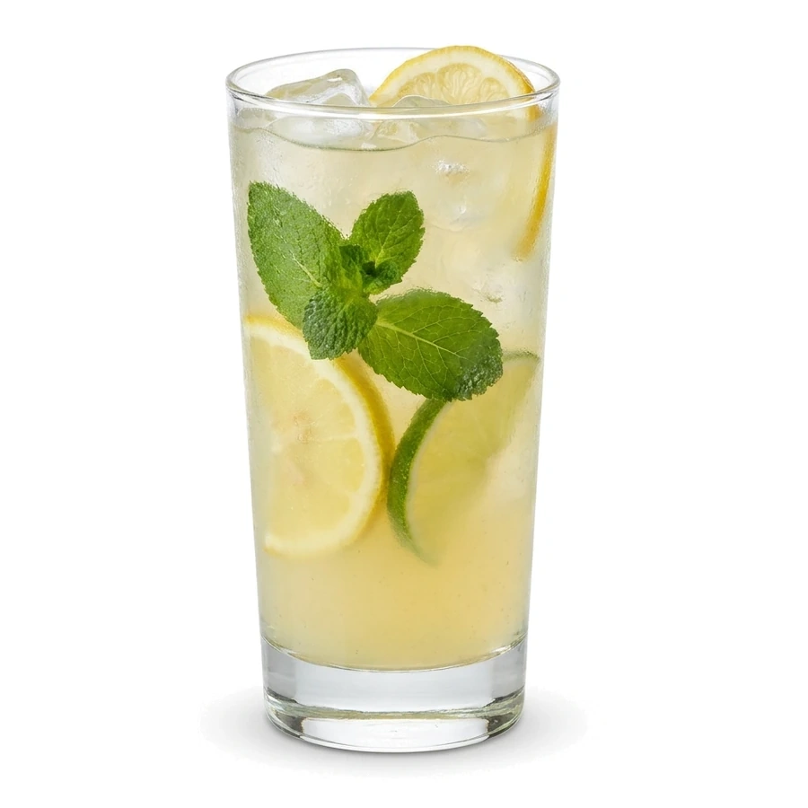 Kolagen Plent PURE w mrożonej cytrusowej lemoniadzie z lodem i miętą