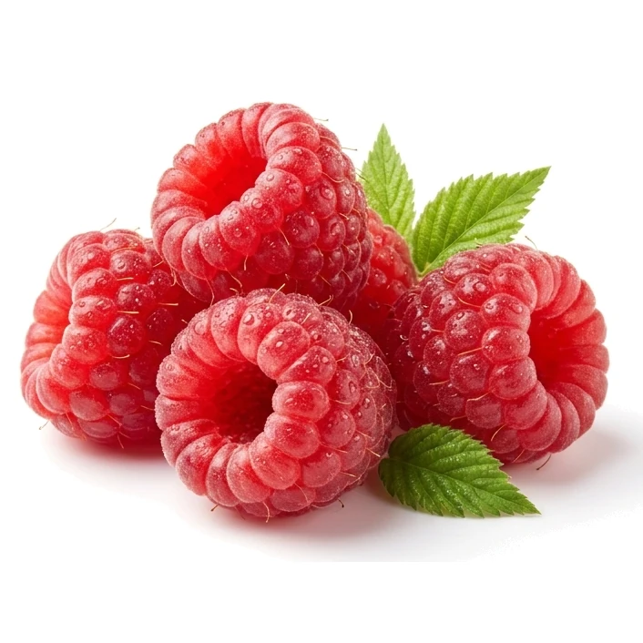 Naturalny smak różowej maliny