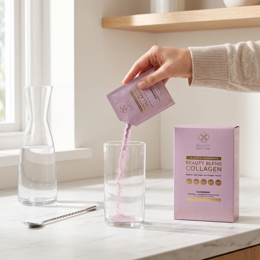 Otwórz saszetkę Plent BEAUTY czarny bez